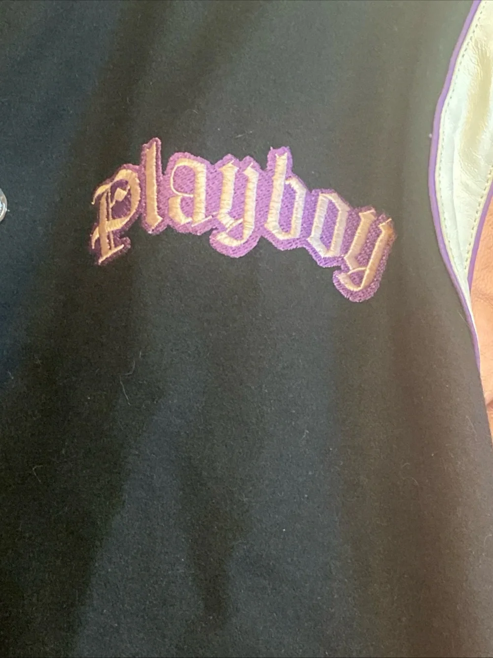 Playboy Reversible Jacket By Jeff Hamilton Sz L-XL No Sz Tag Varsity Bomber Rare